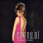 12-05-1986 Dolly Dots, Anita Heilker at studio in Amsterdam. Photo: Govert de Roos/Connu